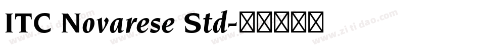 ITC Novarese Std字体转换
